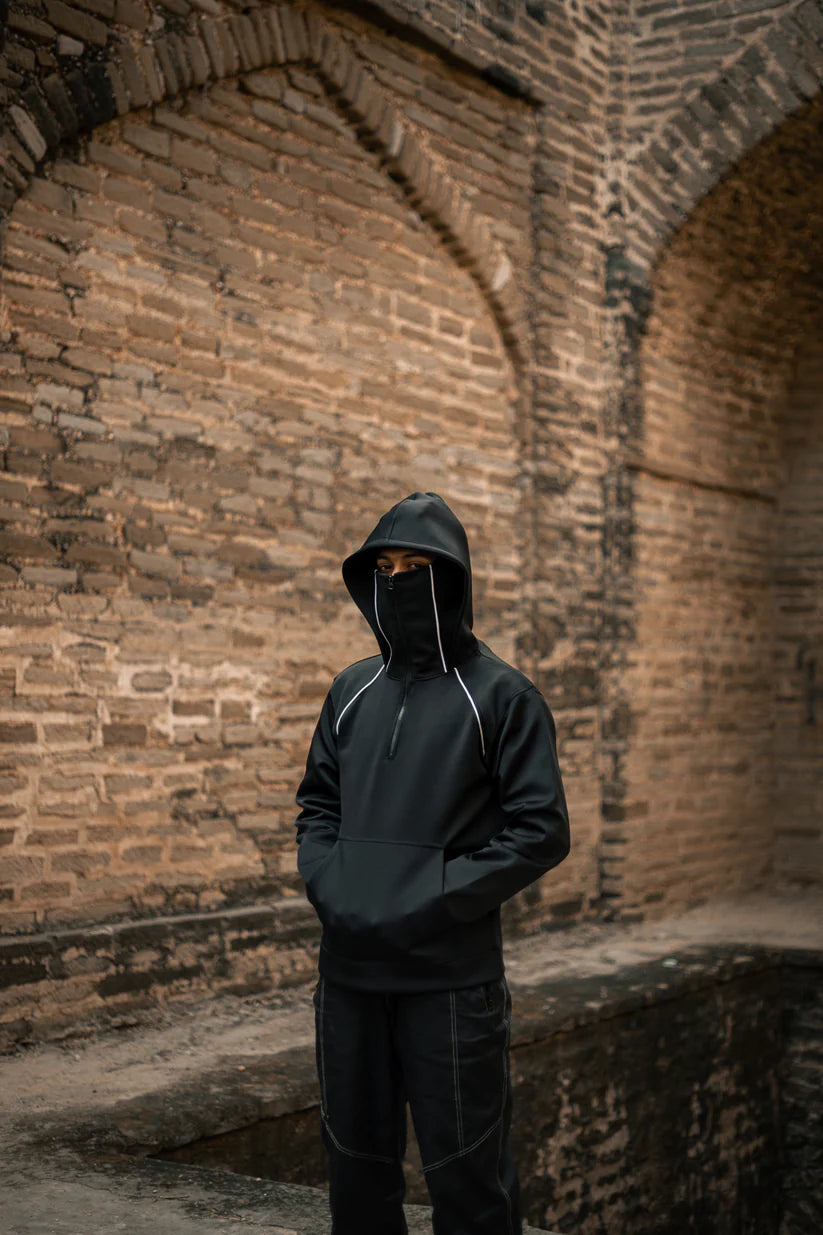 Balaclava Hoodie In Black s