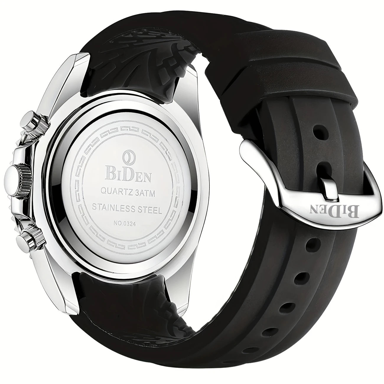 Stylish Multi-Functional Boys' Sports Watch with Silicone Strap – Quartz Movement & Black Alloy Case.